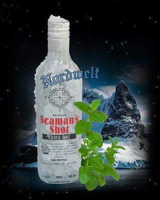 Seaman's Shot, Wodka mit Menthol und Eukalyptus, 30 % vol., 0,7 Liter Flasche