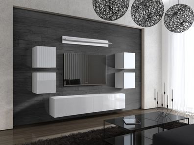 Future 41 Möbel für Wohnzimmer Wohnwand Mediawand Schrankwand Wohnschrank Schrank
