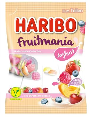 Haribo Fruitmania Joghurt - Vegetarisch - Frische Neuware -