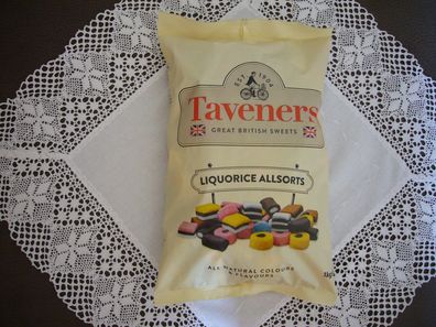 1kg Taveners englisches Lakritz Konfekt ohne künstliche Farbstoffe und Aromen