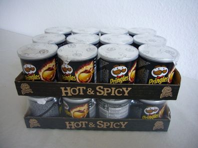 2 x 12 x 40g Pringles Hot & Spicy Chips - Frische Neuware mit langem MHD