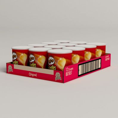 12 x 40g Pringles Orginal Chips - Frische Neuware mit langem MHD