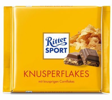 100g Ritter Sport Knusperflakes-Schokolade Beste Qualität-