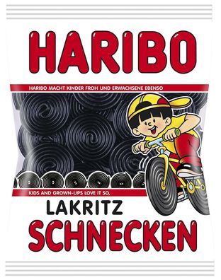 1x175 g Haribo Lakritz-Schnecken frische Neuware in Top Qualität mit langem MHD
