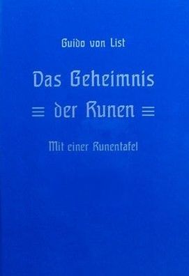 Guido von List - Das Geheimnis der Runen / Buch