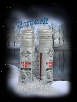 Seaman's Shot (Wodka und natürlichen Kräutern, Menthol u. Eukalyptus), 30% vol., 20 m