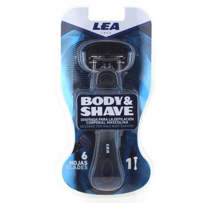 LEA Body & Shave 6 Klingen System Körper Rasierer 1 st.
