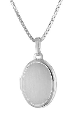 trendor Schmuck Medaillon mit Halskette für Damen Silber 925 39444