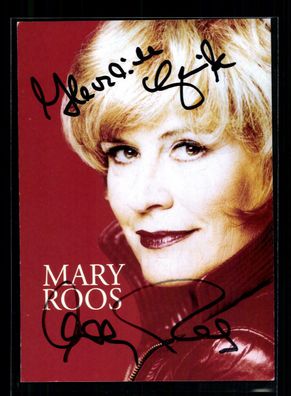Mary Roos Autogrammkarte Original Signiert ## BC 171513