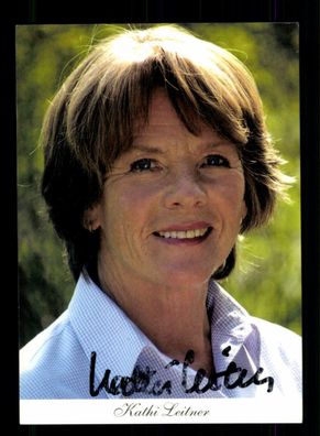 Kathi Leitner Autogrammkarte Original Signiert ## BC 171724