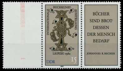 DDR Zusammendruck Nr WZd528L postfrisch 3ER STR X18805E