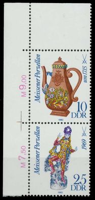 DDR Zusammendruck Nr SZd235 postfrisch SENKR PAAR ECKE- X1883D2