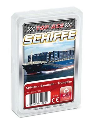 Top Ass Schiffe Trumpf Quartett Altenburger Spielkarte Kartenspiel Boat Boot