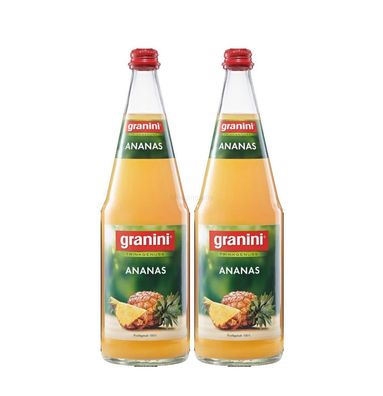 Granini Ananas Saft - 2er Set Granini Trinkgenuss - 2x Ananas 1L Saft inkl. Pfa