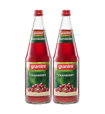 Granini Cranberry Saft - 2er Set Granini Trinkgenuss - 2x Cranberry 1L Saft ink