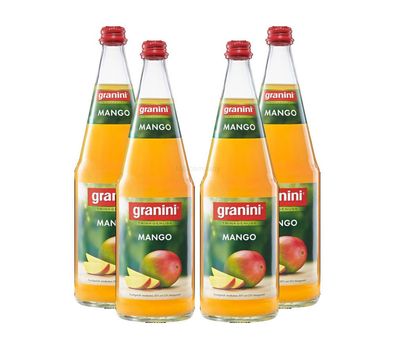 Granini Mango Saft - 4er Set Granini Trinkgenuss - 4x Mango 1L Saft inkl. Pfand