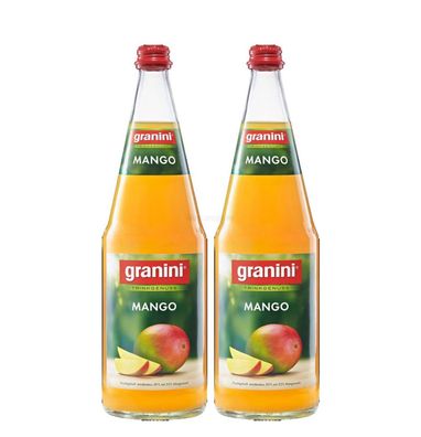Granini Mango Saft - 2er Set Granini Trinkgenuss - 2x Mango 1L Saft inkl. Pfand