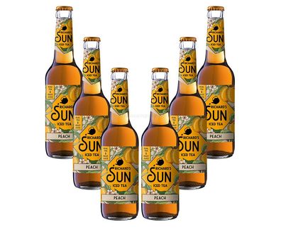 Richards Sun Iced Tea - 6er Set Eistee Peach - 6x 0,33L inkl. Pfand Mehrweg