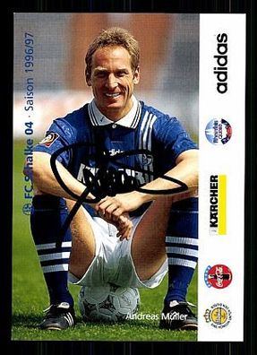 Andreas Müller FC Schalke 04 1996-97 Autogrammkarte + A 62438