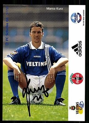 Marco Kurz Schalke 04 1997/98 Autogrammkarte+ + A 62453