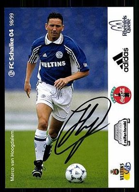 Marco van Hoogdalem FC Schalke 04 1998-99 Autogrammkarte + A 62464