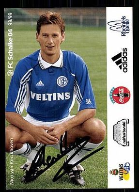 Nico van Kerckhoven Schalke 04 1998/99 Autogrammkarte+ + A 62471