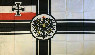 Reichskriegsflagge Fahne Deutsche kaiserliche Marine 90 x 150 cm