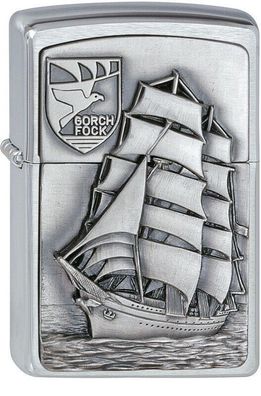 ZIPPO Feuerzeug 1300177 Gorch Fock Emblem Segelschulschiff Deutsche Marine