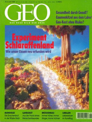 GEO - Das neue Bild der Erde - Ausgabe Nr. 6 - Juni 1998 Experiment Schlaraffenland