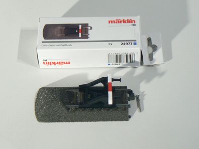 Märklin H0 24977, Gleisende mit Prellbock, C - Gleis, neu, OVP