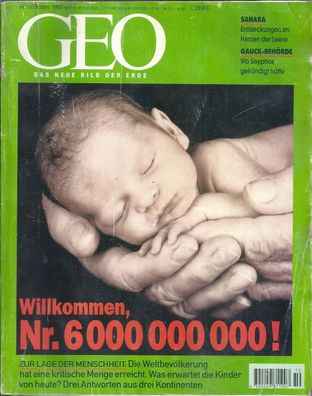 GEO Das neue Bild der Erde - Ausgabe Nr. 10 - Oktober 1999 Willkommen Nr. 600000000 !