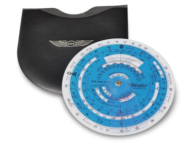 ASA2Fly Navigationsrechner für Flugnavigation E6B Circular Flight Computer