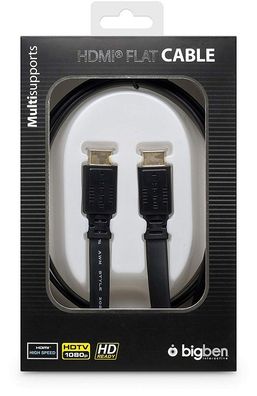 HDMI Kabel 1.3 Slim (flaches Kabel) (Zubehör für Sony® PS3) - BigBen - (SONY® ...