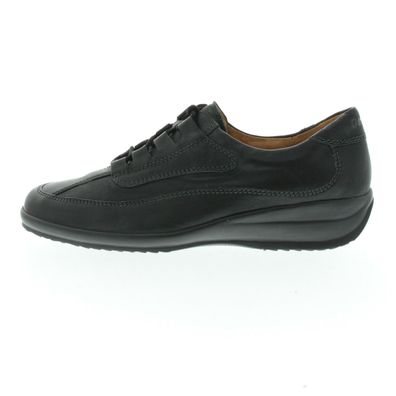 Ganter Damenschuhe Größe 38 Schwarz Schnürhalbschuhe Hedy Nappa