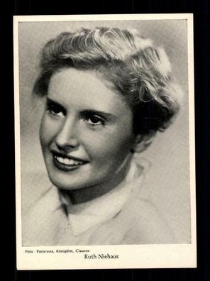 Ruth Niehaus Autogrammkarte 50er Jahre TOP ## BC 172225