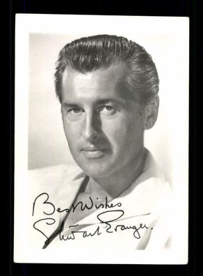 Stewart Granger Autogrammkarte TOP ## BC 172138