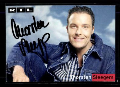 Thorsten Sleegers RTL Autogrammkarte Original Signiert ## BC 172036
