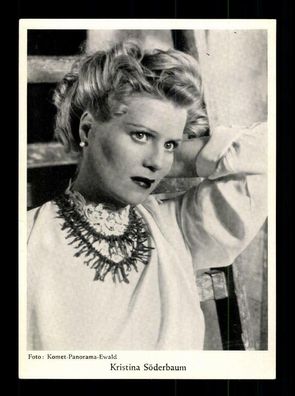 Kristina Söderbaum Autogrammkarte 50er Jahre TOP ## BC 172254