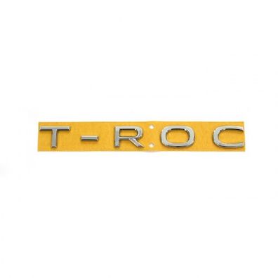 Original VW T-Roc Facelift Schriftzug Buchstaben Aufkleber Heckklappe Logo chrom