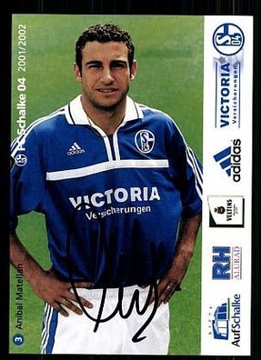 Anibal Metallan FC Schalke 04 2001-02 Autogrammkarte + A 62551