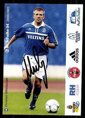 Christian Mikolajczak FC Schalke 04 2000-01 TOP A 62528