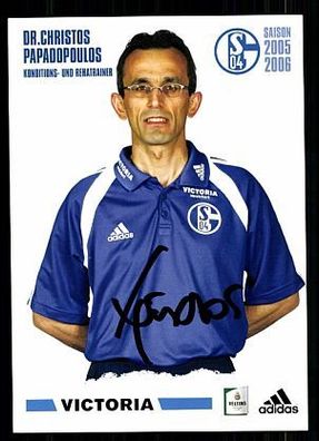 Christos Papadopoulos Schalke 04 2005/06 Autogrammkarte + A 62652