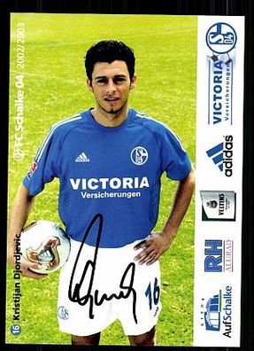 Kristijan Djordjevic FC Schalke 04 2002-03 1. Kar + A 62581
