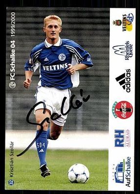 Krisztian Szollar Schalke 04 1999/00 Autogrammkarte+ + A 62508