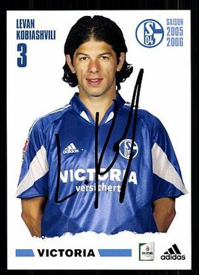 Levan Kobiashvili FC Schalke 04 2005-06 Autogrammkarte + A 62657