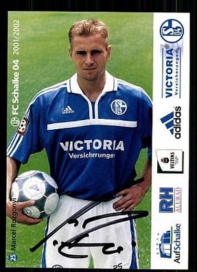 Marcel Rozgonyi FC Schalke 04 2001/02 Autogrammkarte + A 62562