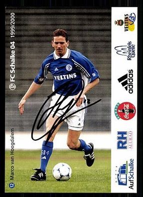 Marco van Hoogdalem FC Schalke 04 1999-00 Autogrammkarte + A 62509