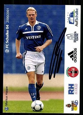 Markus Happe FC Schalke 04 2000-01 Autogrammkarte A 62533