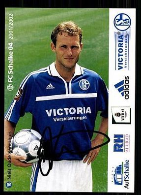 Niels Oude Kamphuis FC Schalke 04 2001-02 Autogrammkarte + A 62565