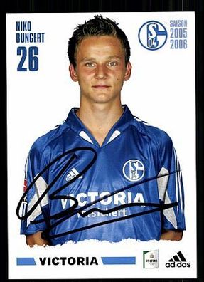 Niko Kunkert FC Schalke 04 2005-06 Autogrammkarte + A 62660